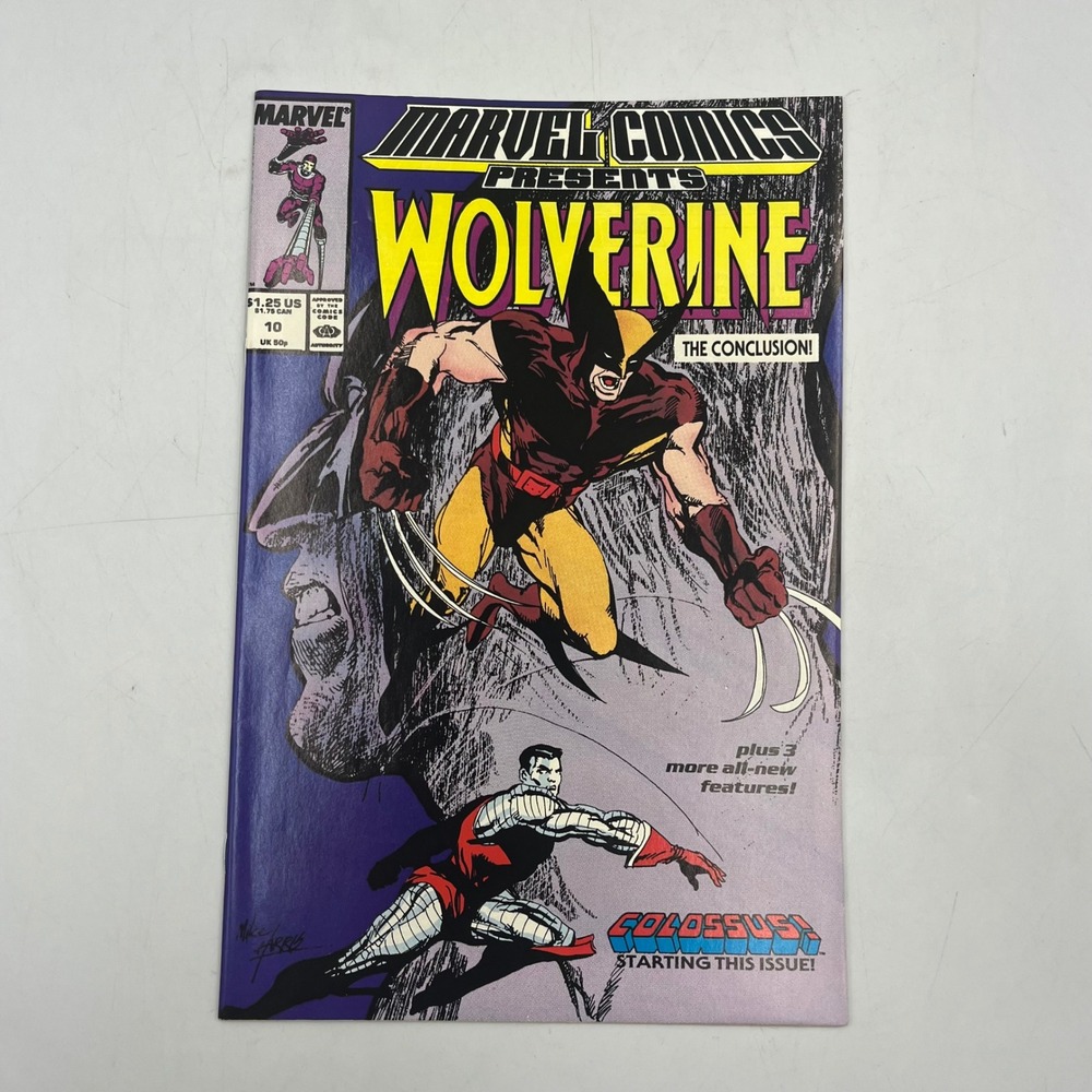 Marvel Comics Presents #10 Wolverine Colossus Copper Age Comic EX